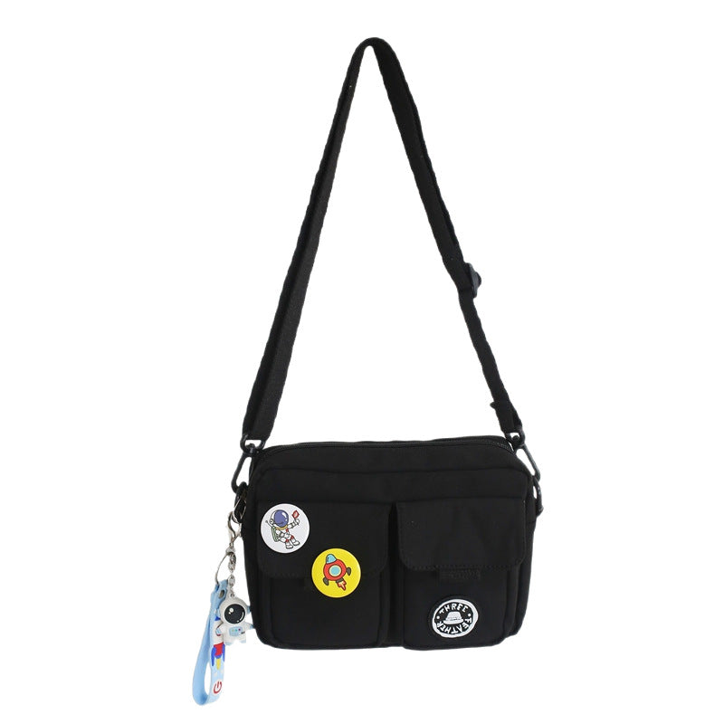 Sac à épaule Messenger pour hommes Badge Crossbody Bag