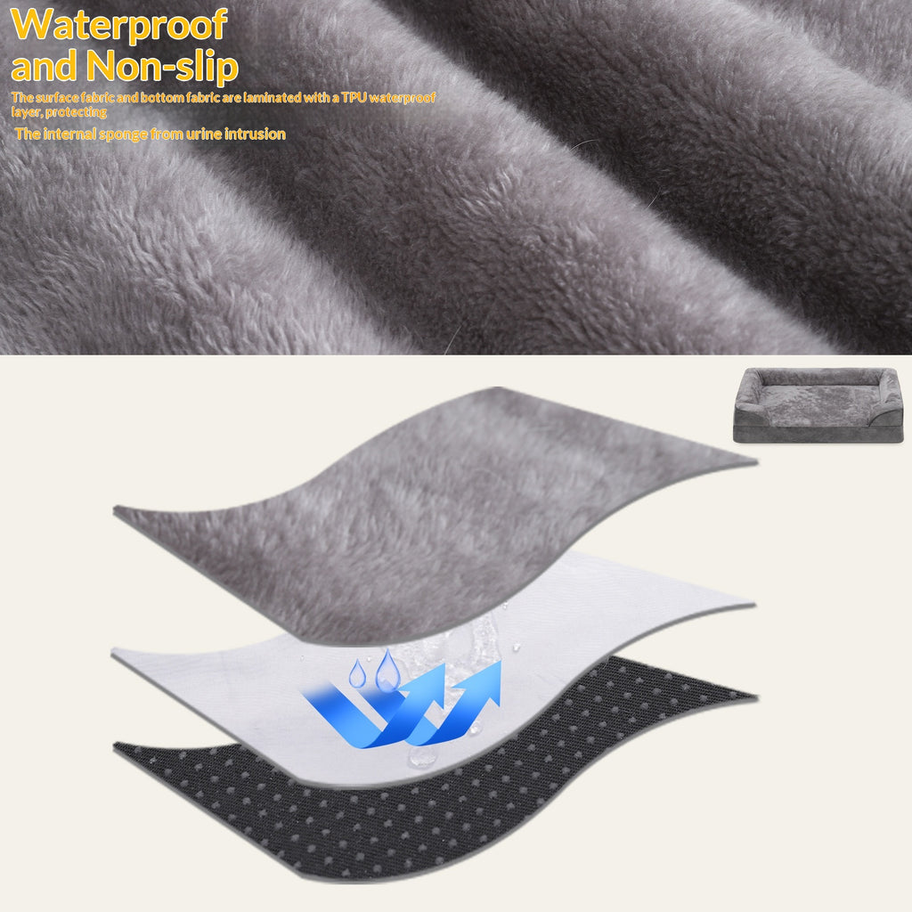 Lit chaud chat Éponge chien amovible et lavable grand tapis