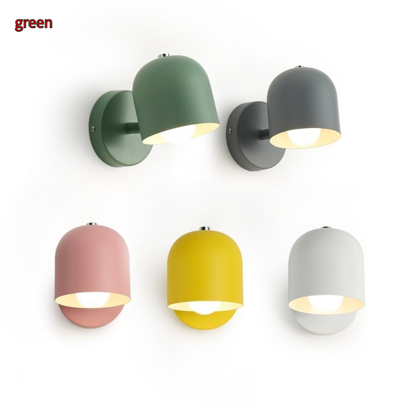 Simple moderne lampe murale de Macaron nordique
