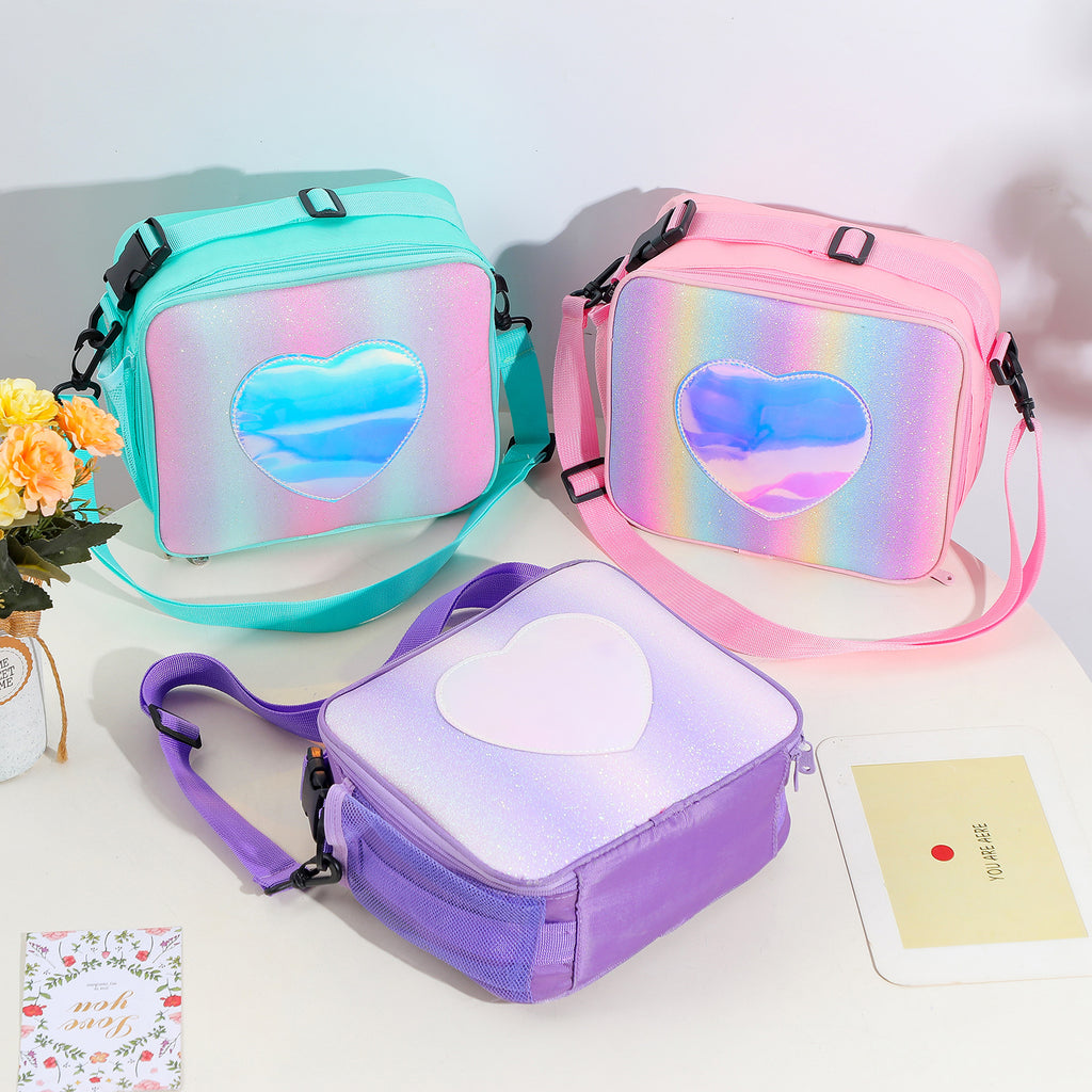 Laser Simple Rainbow Couleur Isolation Sac à Bento