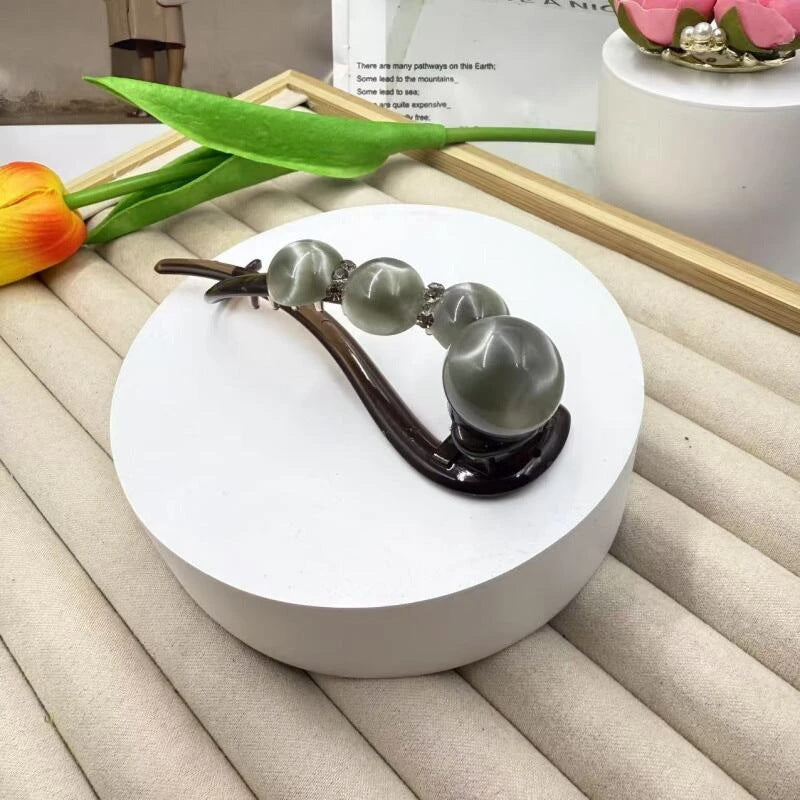 Clip simple occasionnel de cheveux Twist une ligne pour les femmes