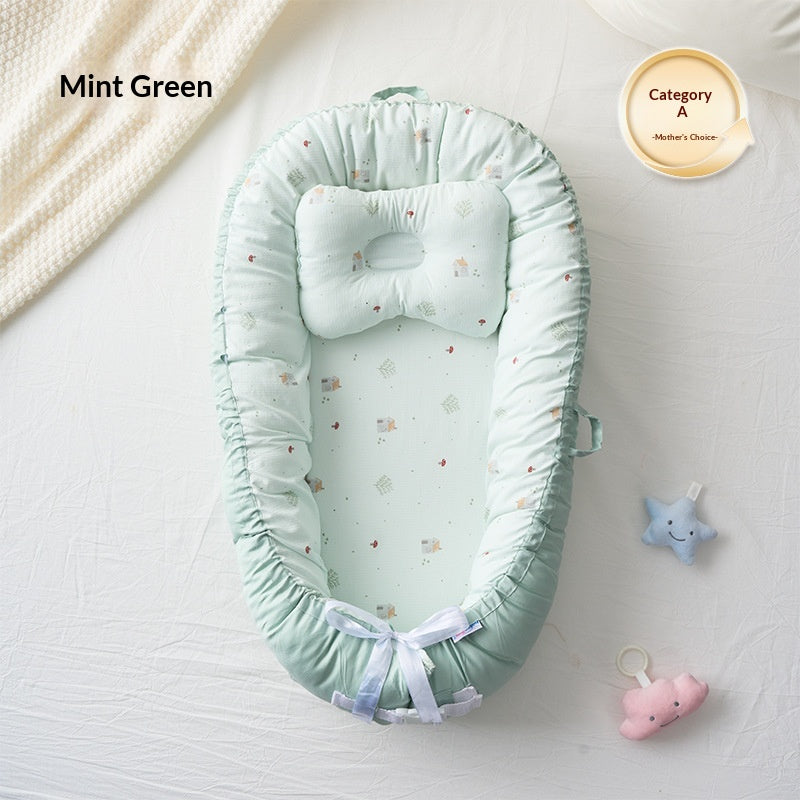 Cotton baby bed reducer, anti-startle cocoon shape