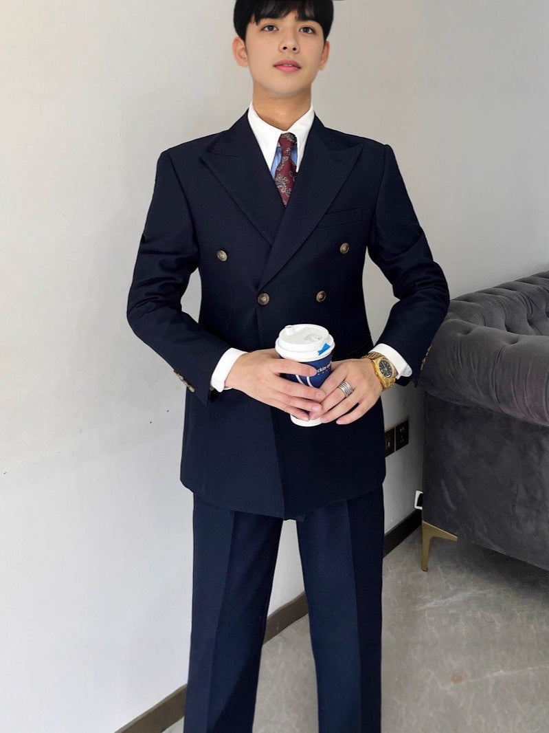 Ensemble à deux pièces pour hommes Slim-Fit à deux brasses