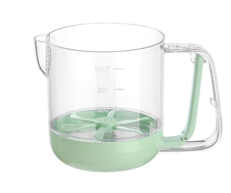 Coupe en mélange d'oeuf multifonctionnelle-vert-1 pièce