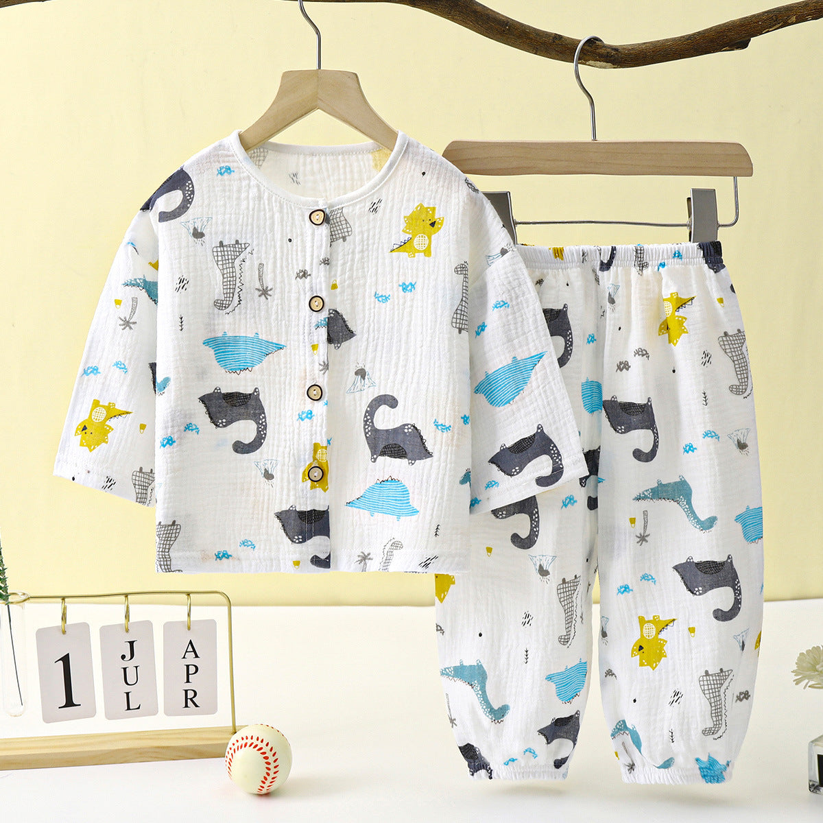 Garçons Top et Pantalons en coton manches longues