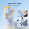 Chapeau de chat de chien de chien en plein air ombre solaire anti-strangulation main tenant la ceinture de poitrine de corde