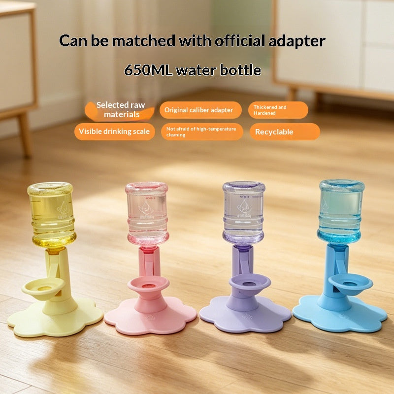Pet Water Based Gravity Drinking Machine Stable Wide Base Leak-Proof for Multi-Cat Family