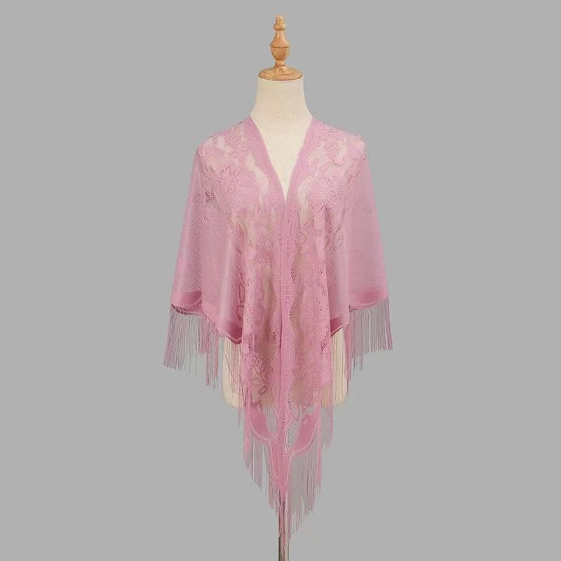 Triangle en dentelle respirante pour femmes avec design floral