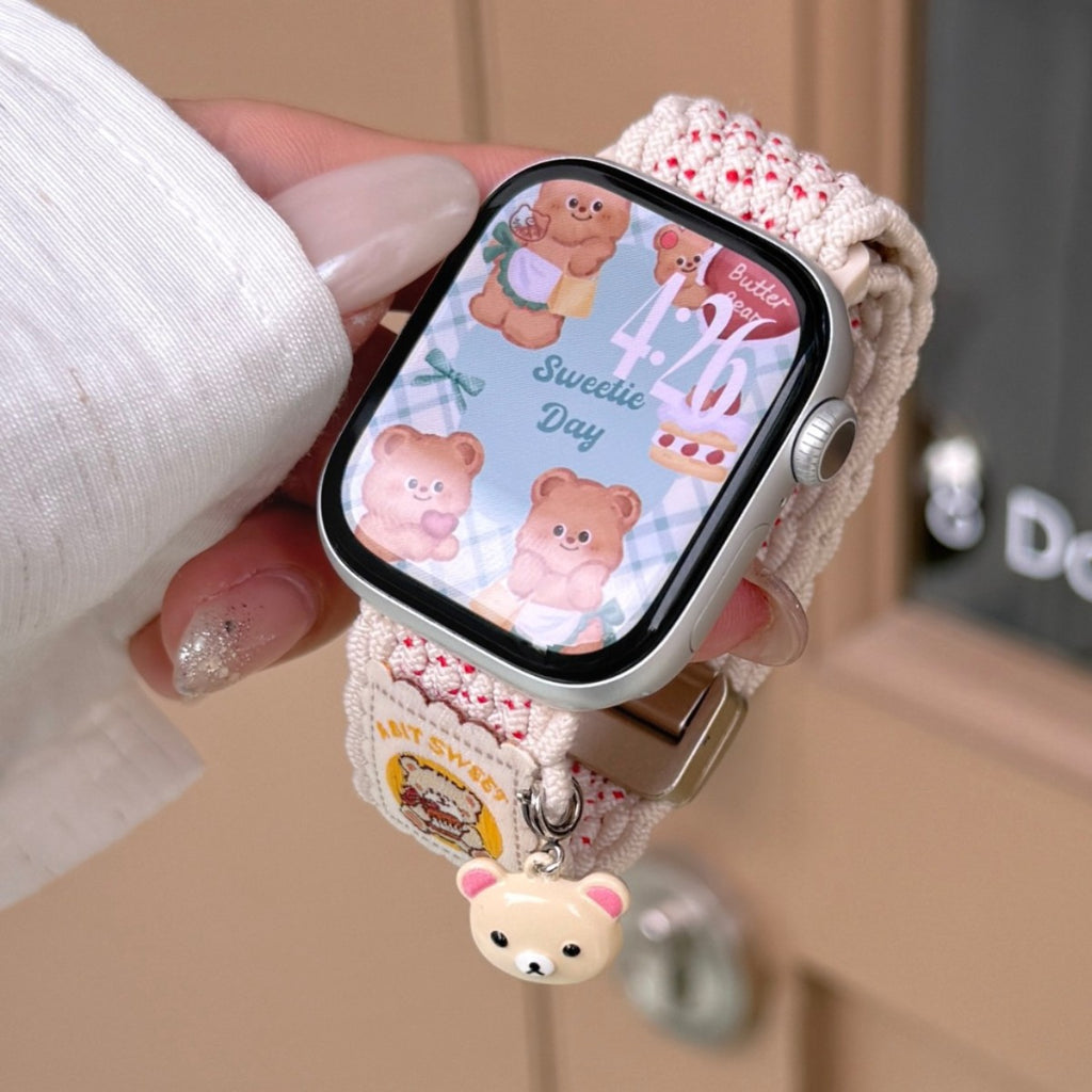 Bracelet de montre magnétique mode petit ours Charm