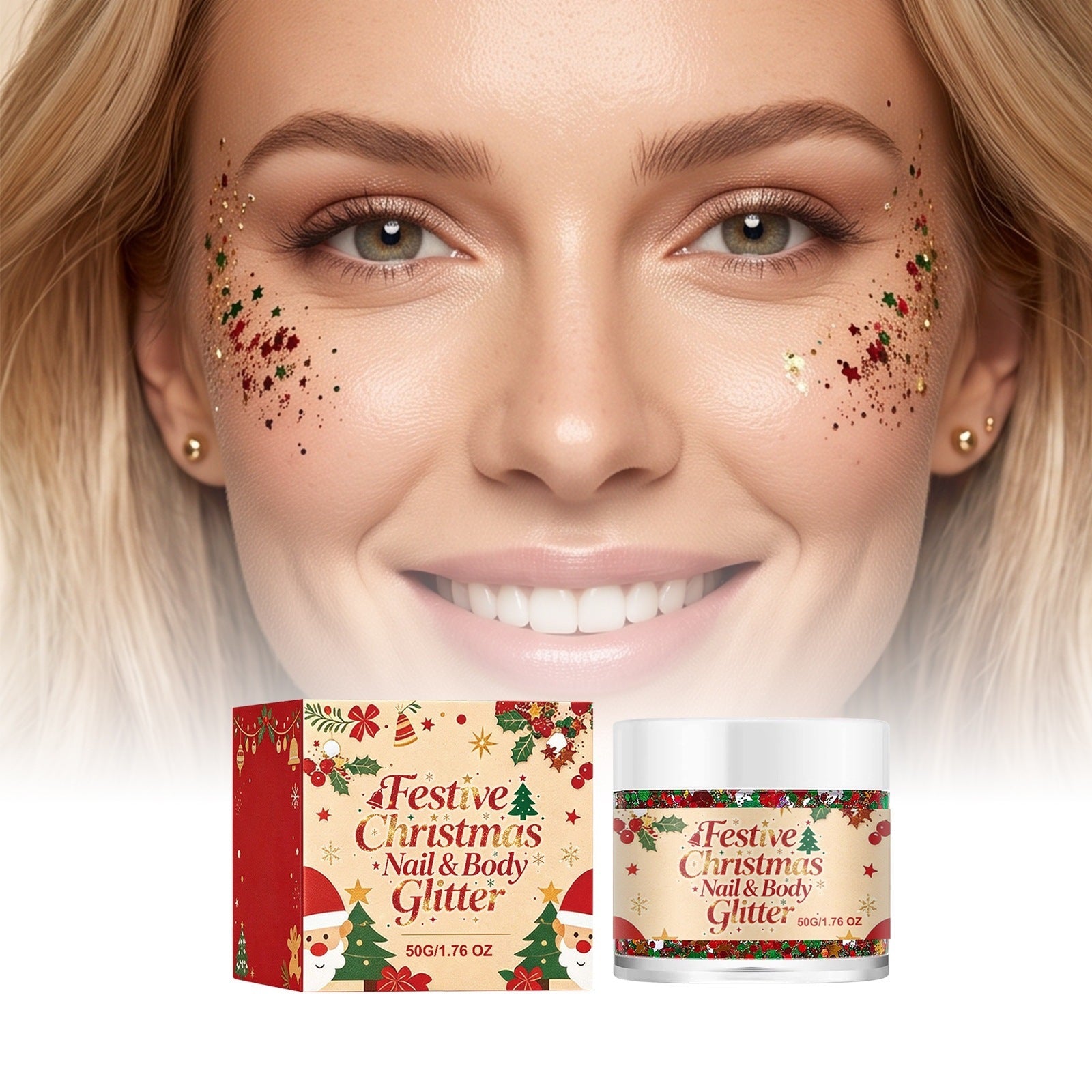 Gel de beauté de Noël Glitter