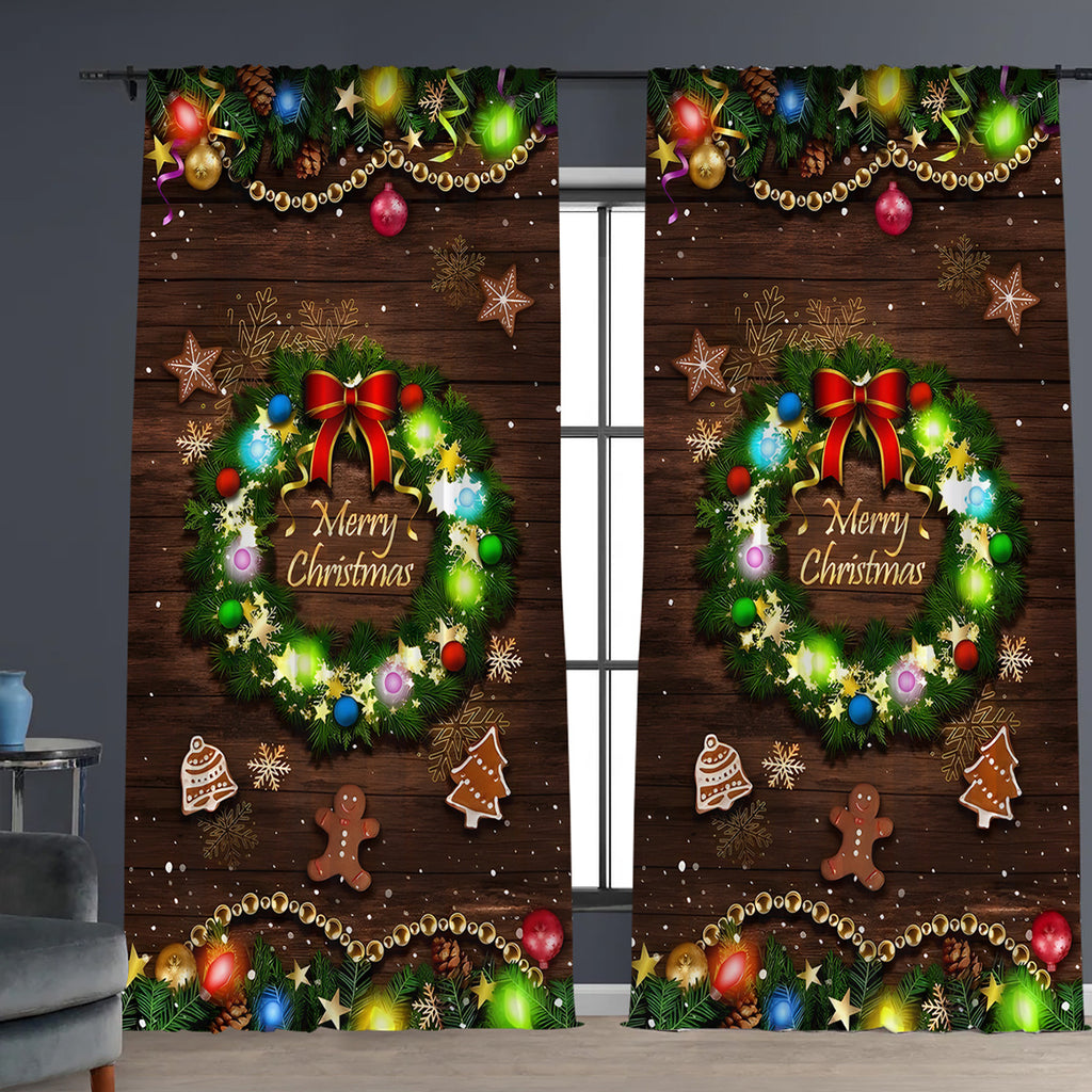 Rideau de Noël Rideau d'impression 3D