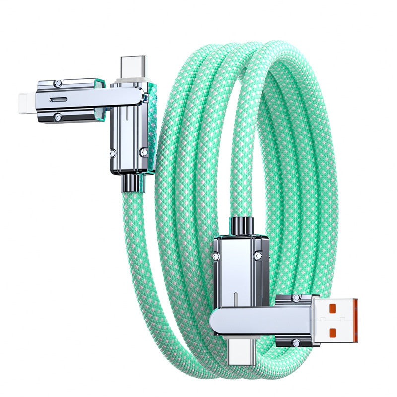 48 zinc alloy braided data cable