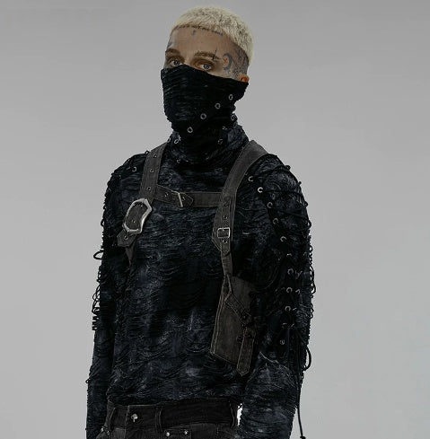 Rock Biker Suspendeurs de style post-apocalyptique