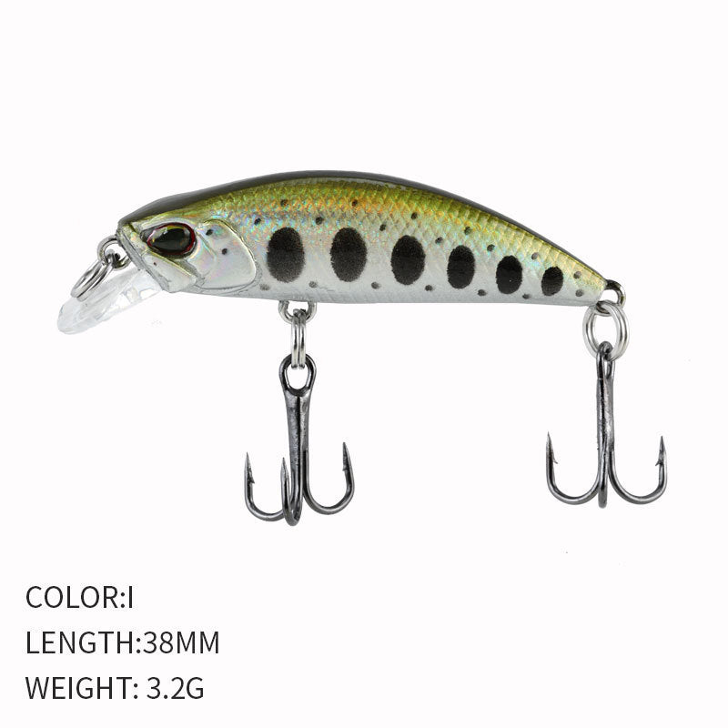 Submerged Mino Full Layer 38mm3.2g Road YaTrout Army Fish Bait
