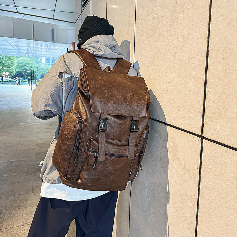 Sac à dos pour femme en cuir de vache en cuir de rétro