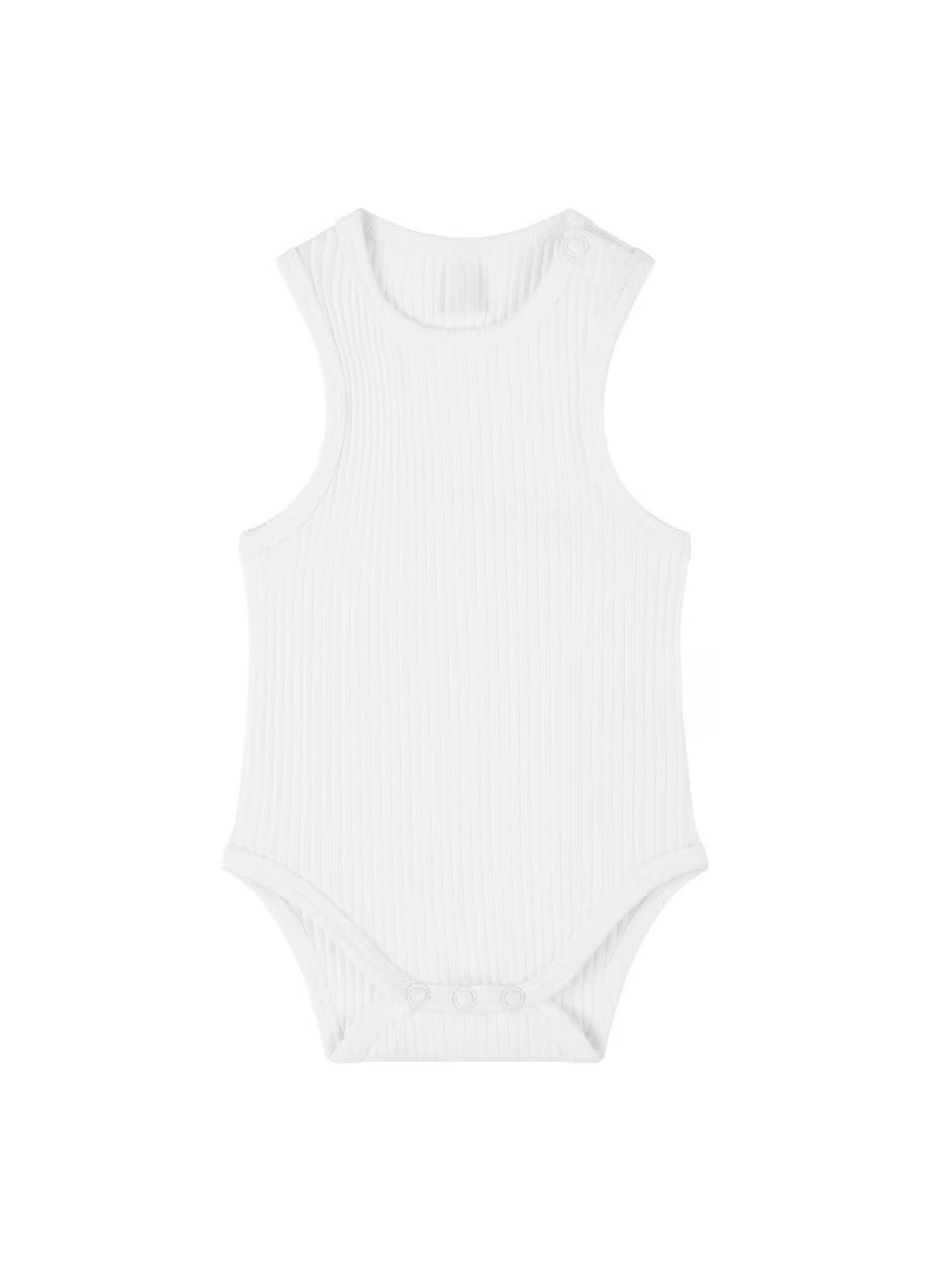 Bébé Romper tricoté à côtes