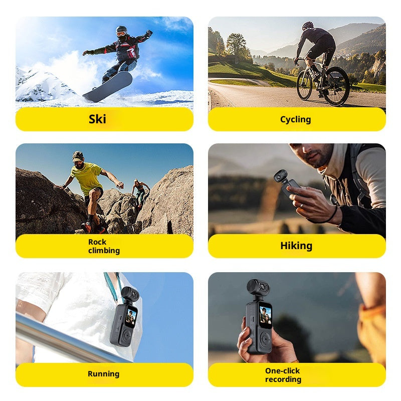 Enregistreur d'équitation de sport ultra-clair 4K portatif