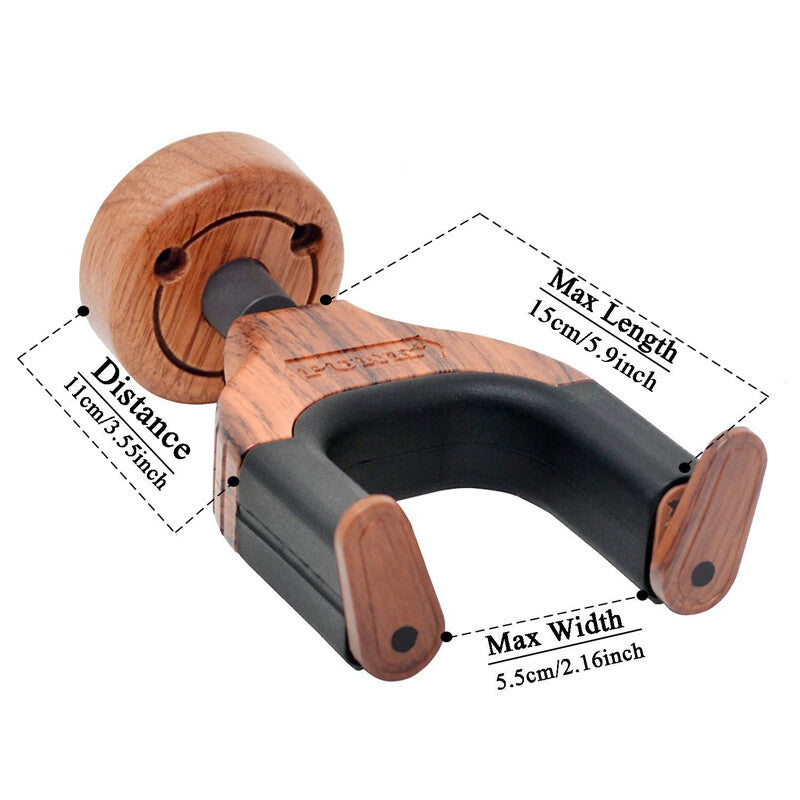 Guitar wall mount, hanger and display hook