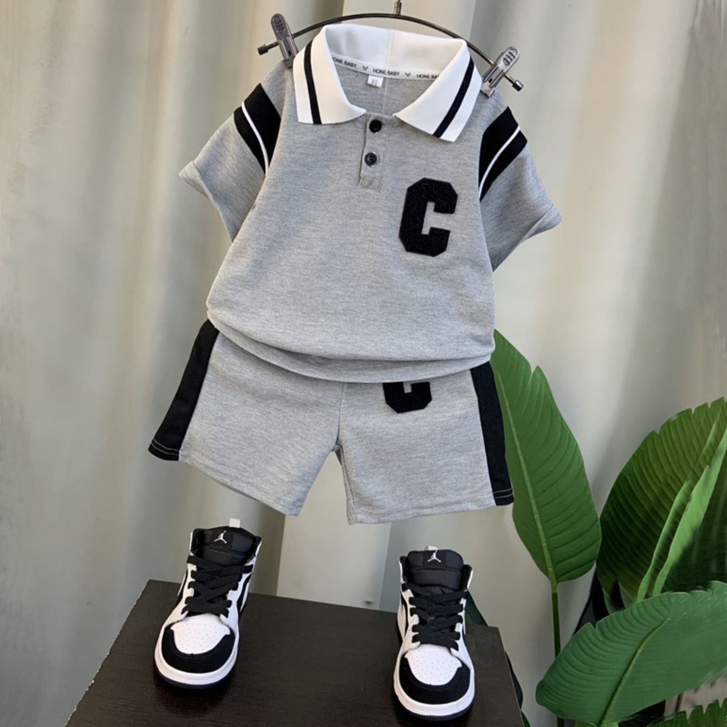 Ensemble de vêtements d'été pour garçons Polo pour enfants légers pour l'été