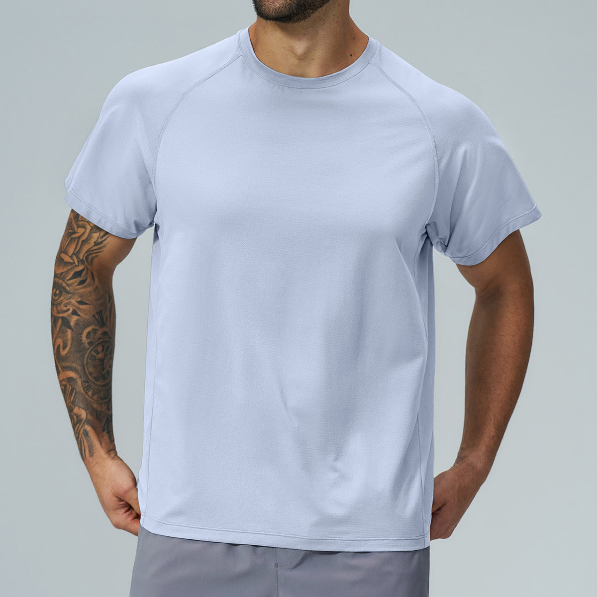 Chemise à manches courtes à séchage rapide pour hommes