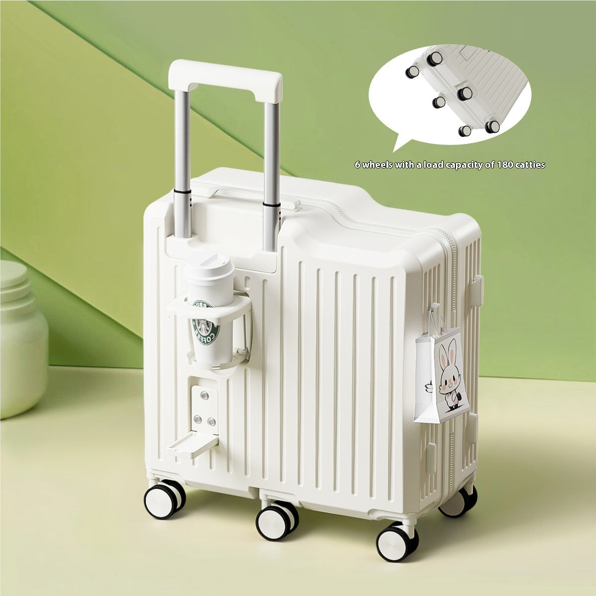 Fashion Personnalité Petite valise assise