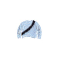 Sweat-shirt col rond imprimé avec manches longues