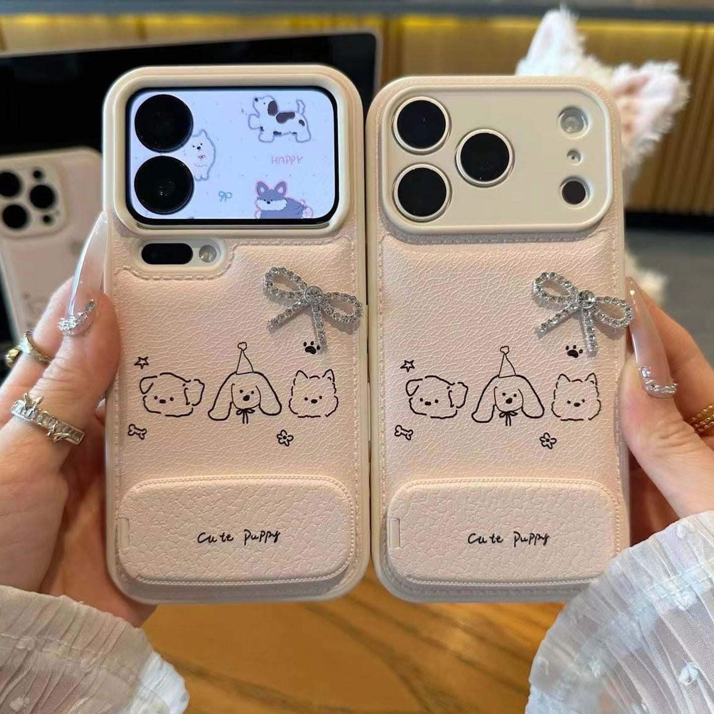 Cas téléphonique haut de gamme de noeuds Bow