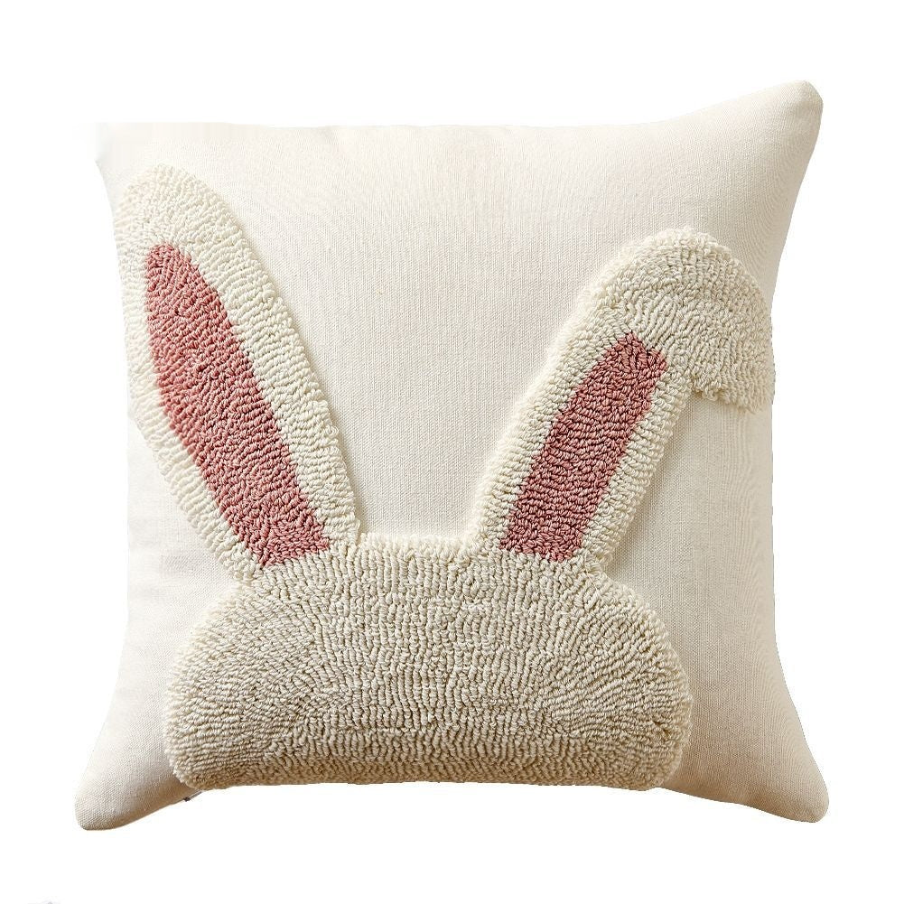 Pillowcase de Pâques avec boucle Terry Broderie