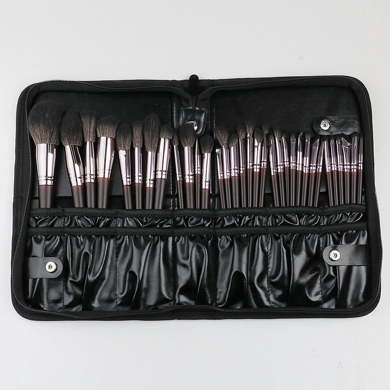 Ensemble de brosses de maquillage en poudre à l'ombre et à l'enrouleur pour animaux haut de gamme