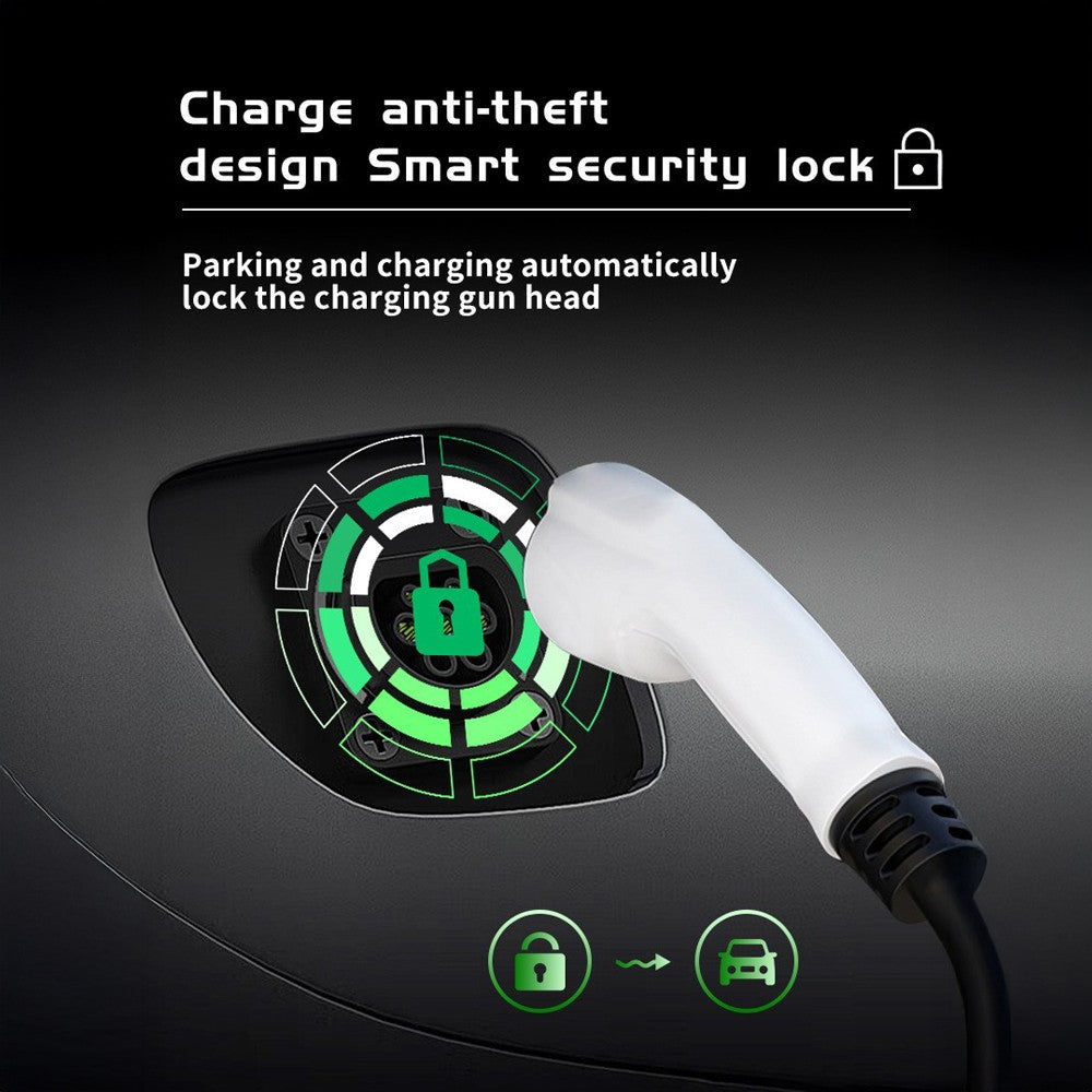 Chargeur de voiture électrique 13A EV Type de câble 2 UK Plug