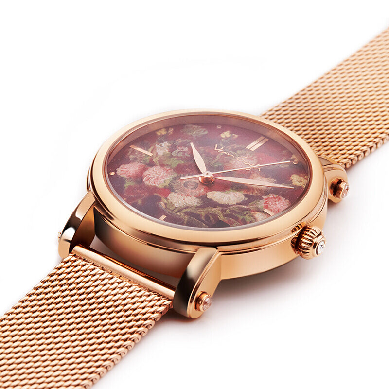 Van Gogh Aster and Oleander Series Montres pour femmes à quartz