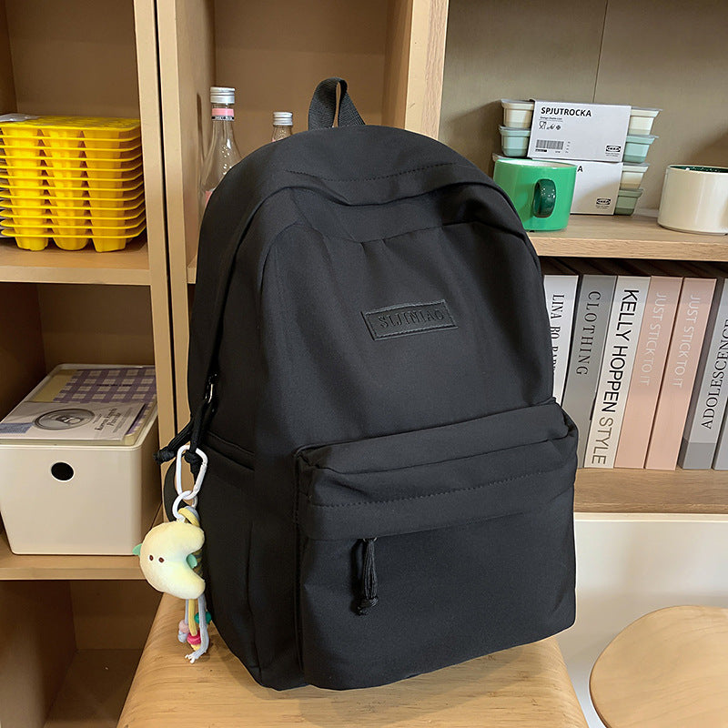 Sac à dos simple et polyvalent pour étudiants du collège
