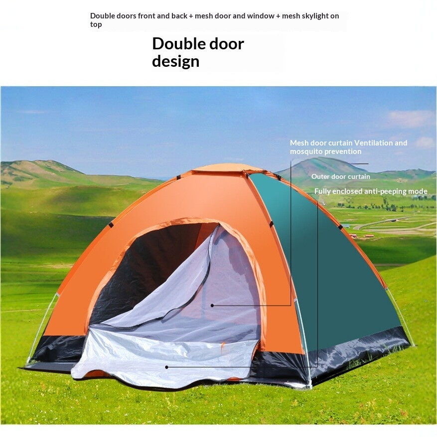 Tente de camping entièrement automatique qui ne nécessite aucune configuration et s'ouvre instantanément