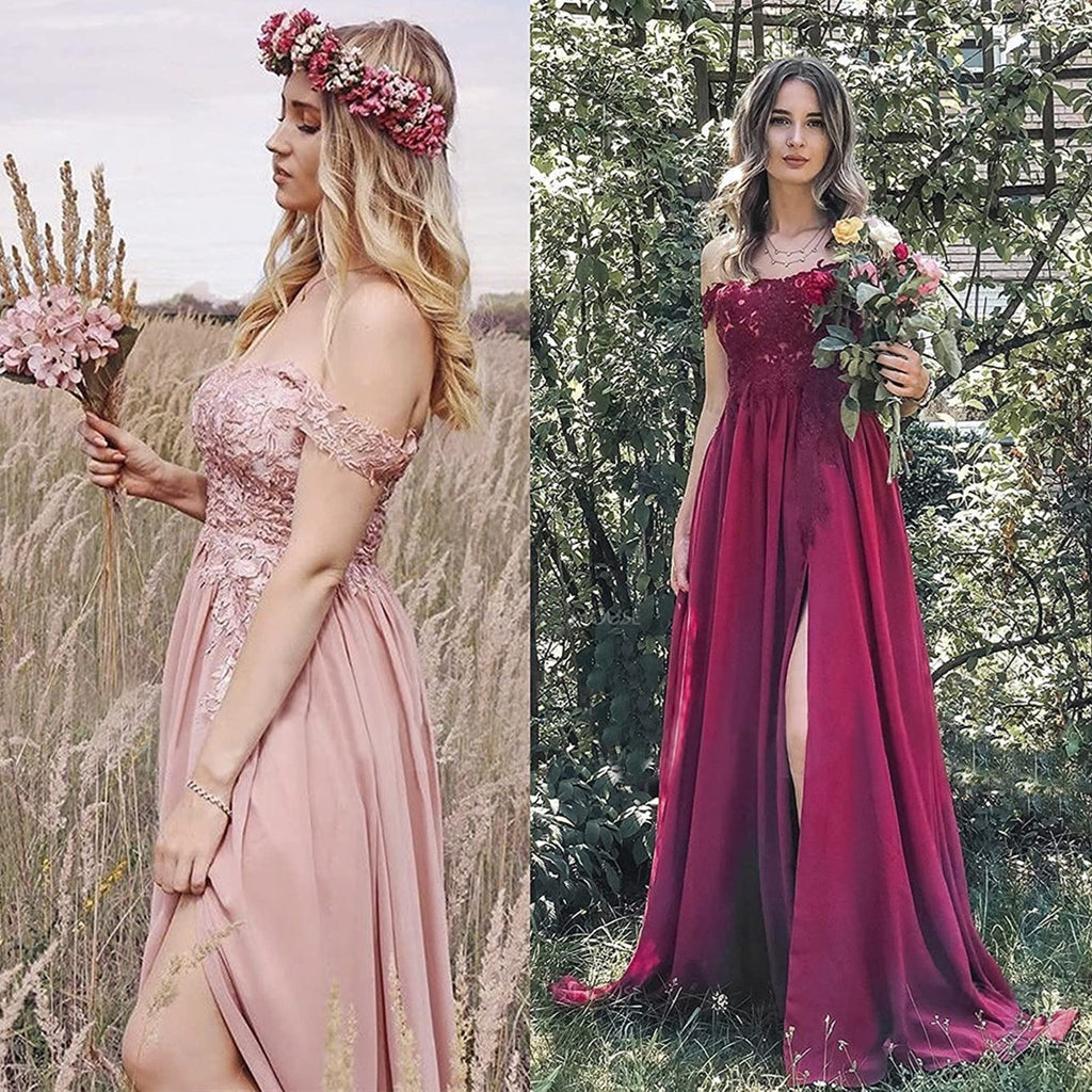 Robe de bal de bal longue épaulière sans épaule