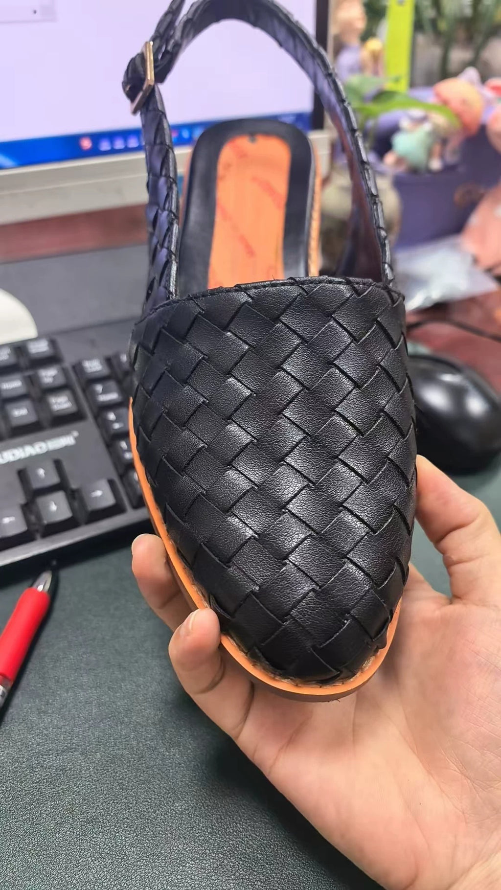 Sandales de sangle à boucle fermée d'été