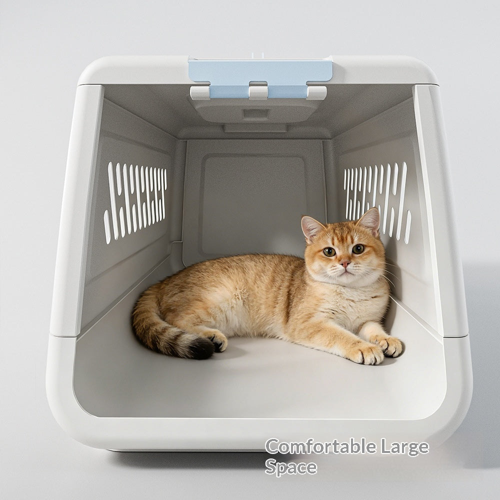 Transporteur pliable pour animaux de compagnie pour chats et chiens adapté pour le voyage en voiture