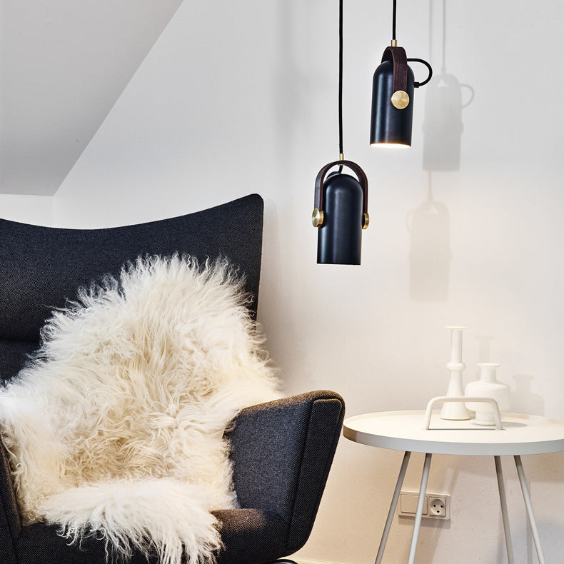 Lampe de pendentif rotative moderne minimaliste