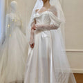 Gauze Robe Mariée Française