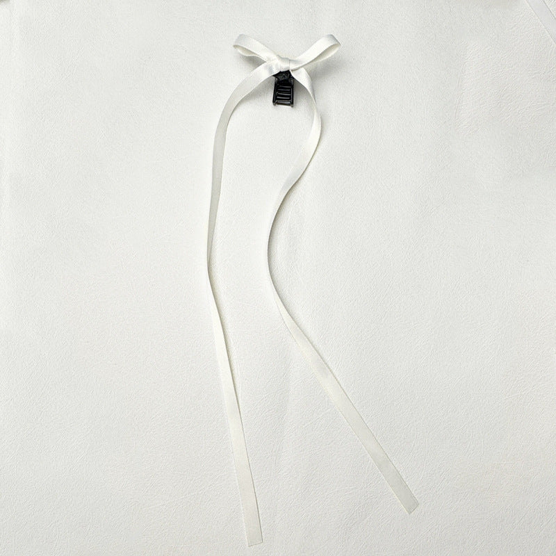 36cm Ruban Long Polyester Coton Bow Clip