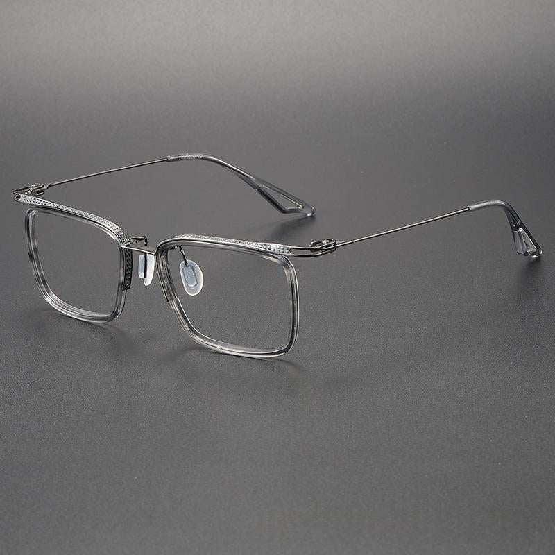 Cadre en verre anti-bleu clair de titane pur Myopia