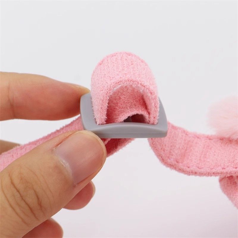 Mignon chaud petit chien Harnais et jeu de laisse avec Bow Tie
