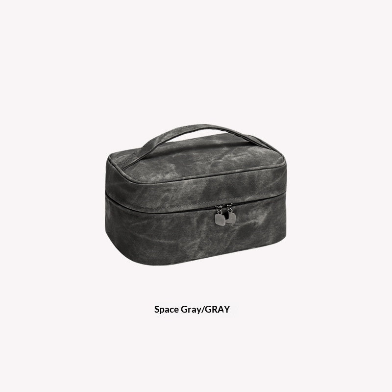 PU pliable étanche Sac cosmétique portable