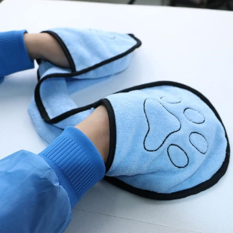 Serviette de bain pour animaux de compagnie