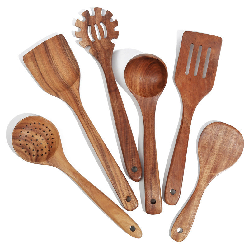 Ensemble de spatules en bois de teck