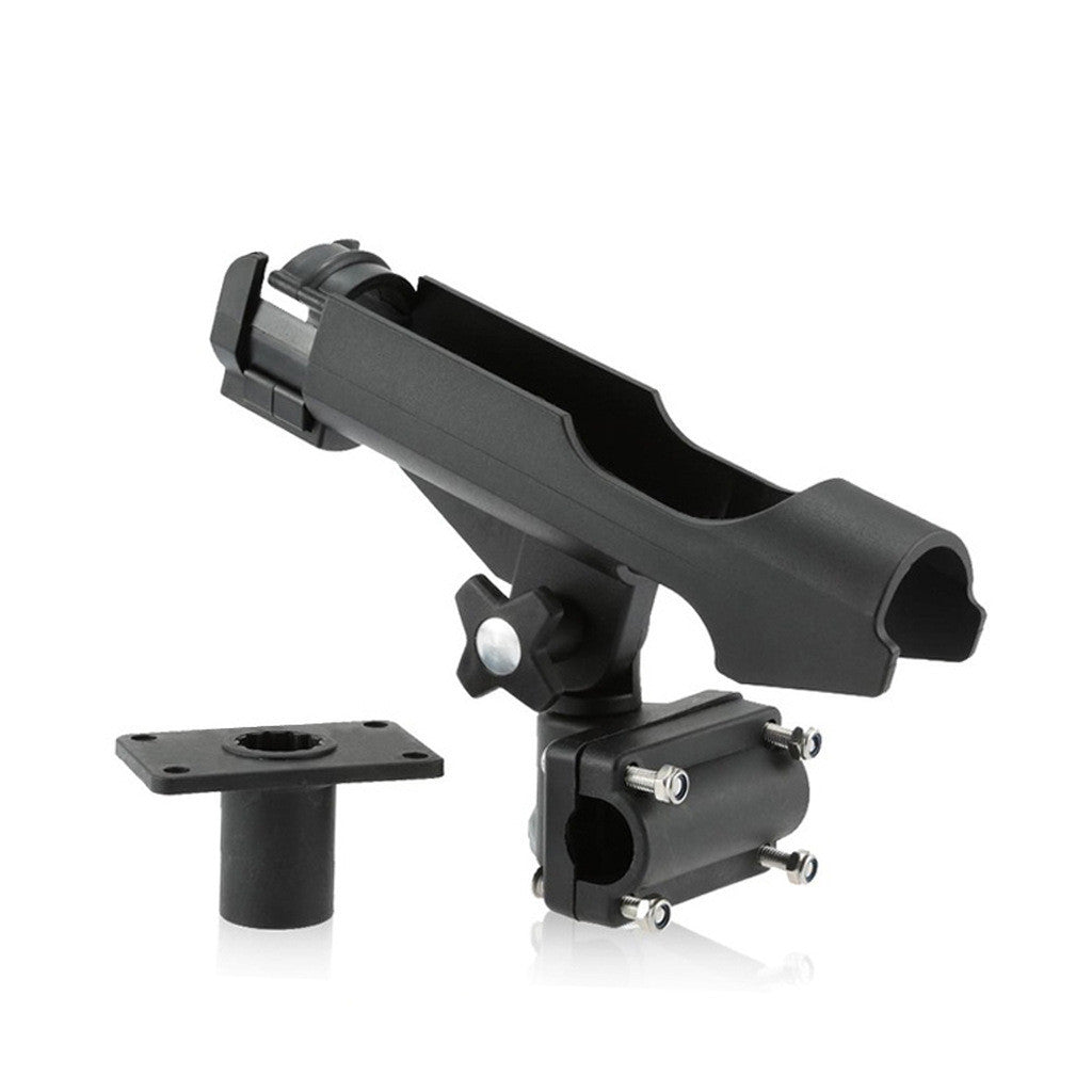 Angle de pêche Pole Tackle Bracket Anti-Rust Steel Bracket de pêche Porte-roquette Fish Tackle