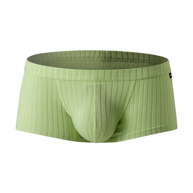 Homme faible taille Un seul calque U convex Boxer Short sport respirant