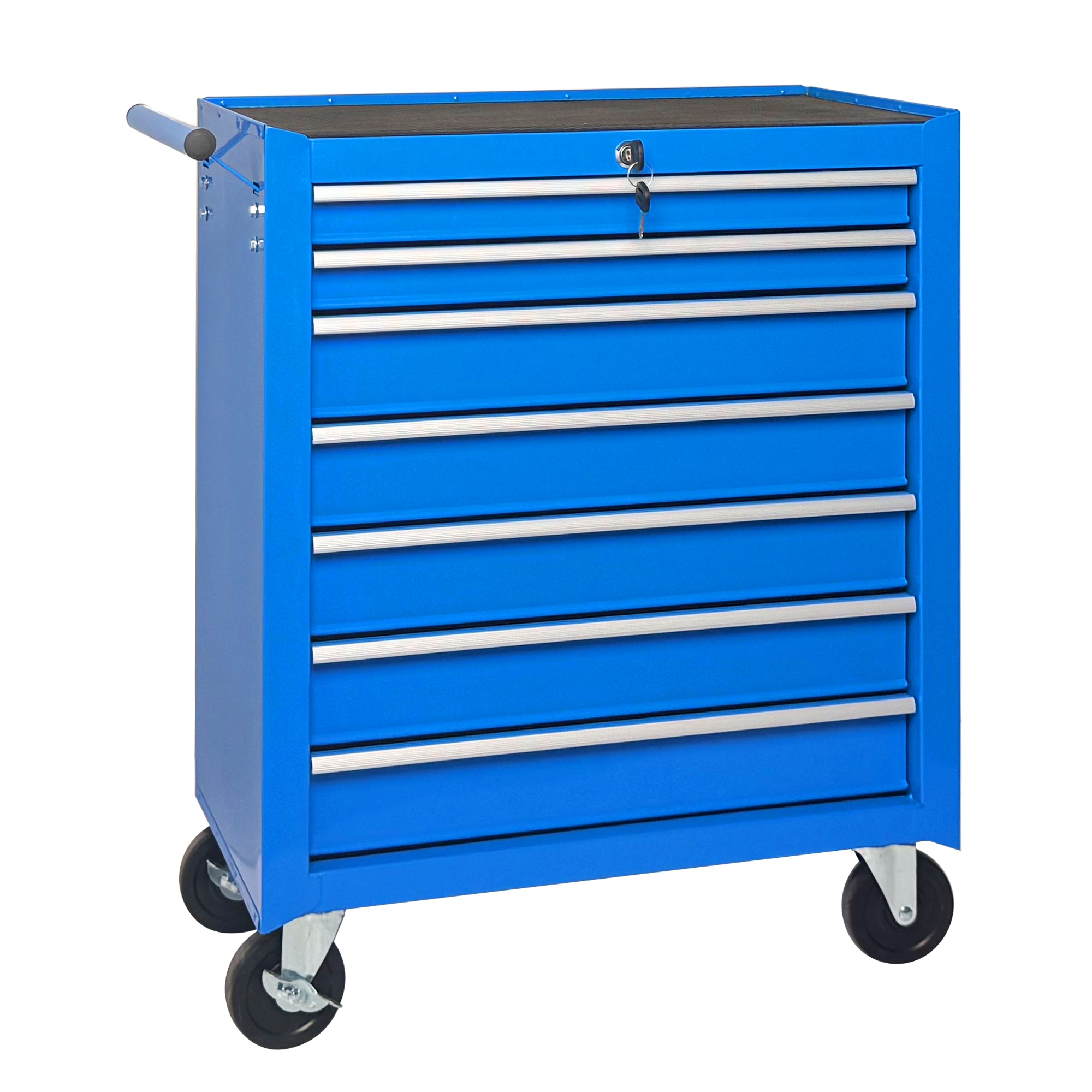 Roulement de coffre à outils avec boîte à outils 7-Drawer avec roues Multifonctionnel Tool Cart Mécanique T