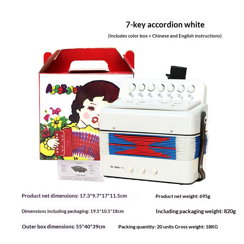 Accordéon de jouets éducatifs portatifs pour enfants