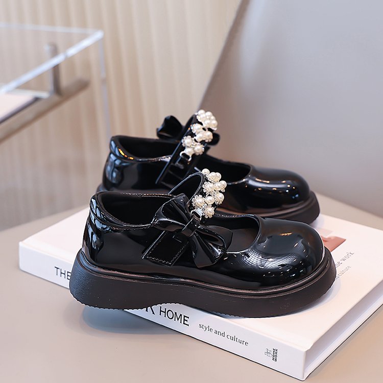 Léger Design Chaussures en cuir de fille d'enfant Été Mensées Robe Sparkle Princesse Sh