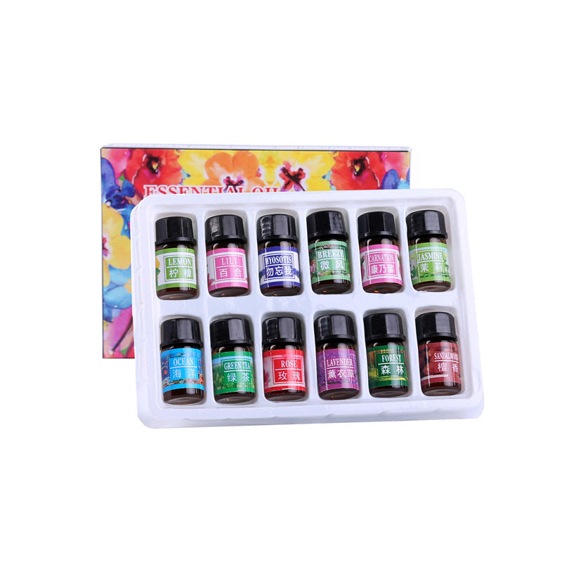 Humidificateur soluble dans l'eau 12 Aromathérapie 3ML Huiles essentielles